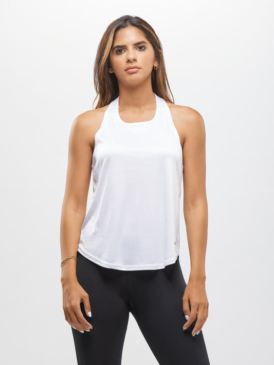 Women Activewear Tank Top - White