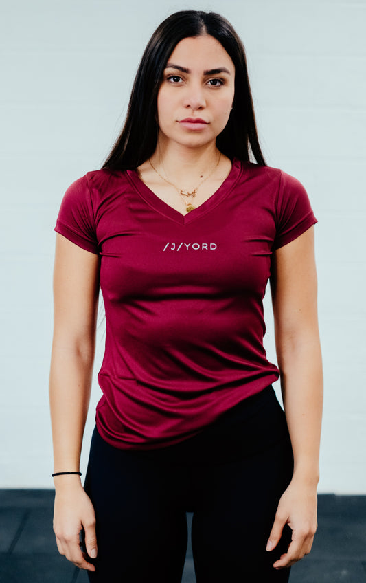 Women Sports T-Shirt - Ruby Red